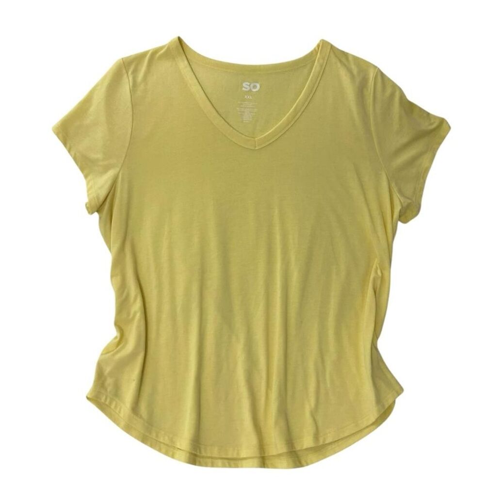 SO Clothing Women's Yellow T-shirt